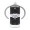 Black Eiffel Tower 12 oz Stainless Steel Sippy Cups - FRONT