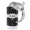 Black Eiffel Tower 12 oz Stainless Steel Sippy Cups - Top Off