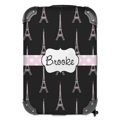 Black Eiffel Tower Kids Hard Shell Backpack (Personalized)