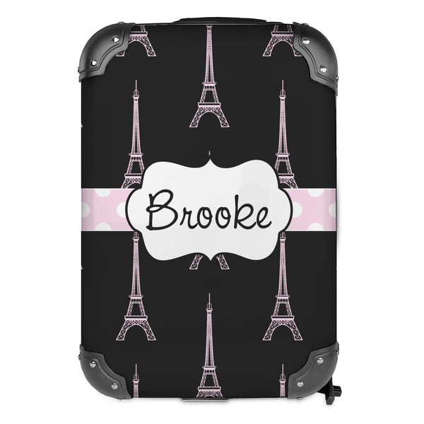 Black Eiffel Tower 13" Hard Shell Backpacks - FRONT