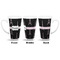 Black Eiffel Tower 16 Oz Latte Mug - Approval