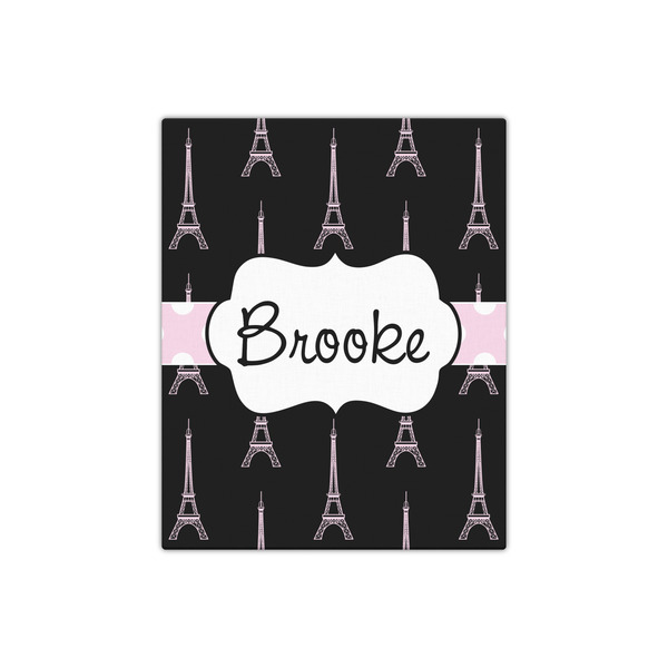 Black Eiffel Tower 16x20 - Canvas Print - Front View