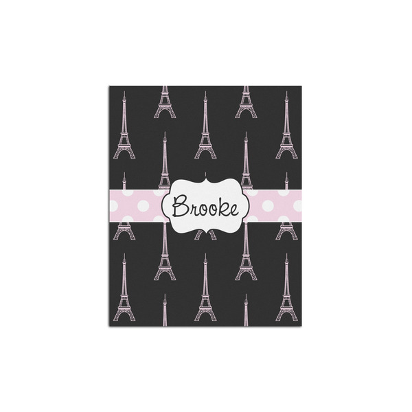 Custom Black Eiffel Tower Poster - Multiple Sizes (Personalized)