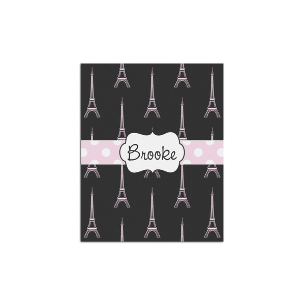 Custom Black Eiffel Tower Posters - Matte - 16x20 (Personalized)