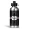 Black Eiffel Tower Aluminum Water Bottle