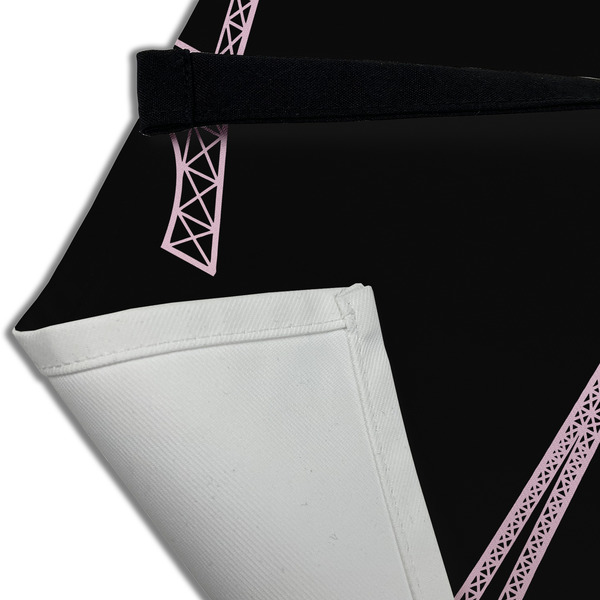 Black Eiffel Tower Apron - (Detail)