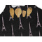 Black Eiffel Tower Apron - Pocket Detail with Props