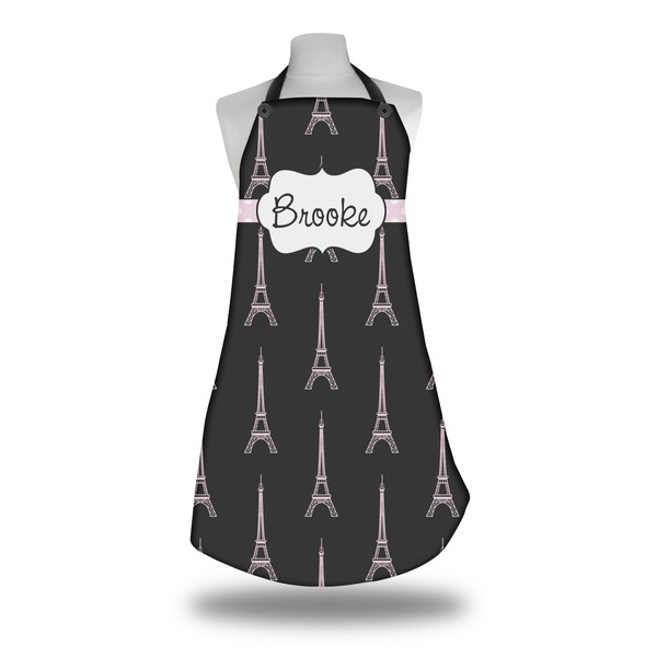 Black Eiffel Tower Apron on Mannequin
