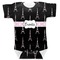 Black Eiffel Tower Baby Bodysuit 3-6