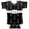 Black Eiffel Tower Baby Bodysuit 12-18 (Personalized)