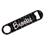 Black Eiffel Tower Bar Bottle Opener w/ Name or Text