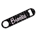 Black Eiffel Tower Bar Bottle Opener w/ Name or Text