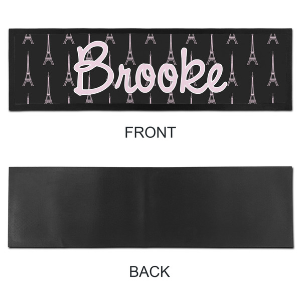 Black Eiffel Tower Bar Mat - Large - APPROVAL