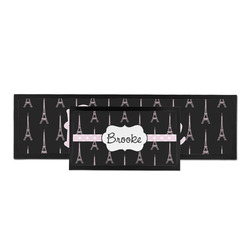 Black Eiffel Tower Bar Mat (Personalized)