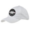 Black Eiffel Tower Baseball Cap - White (Personalized)