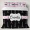 Black Eiffel Tower Duvet Cover Set - King (Personalized)