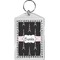Black Eiffel Tower Bling Keychain (Personalized)