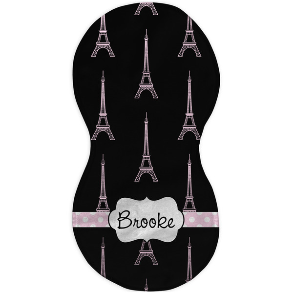 Black Eiffel Tower Burp Peanut Shaped Flat