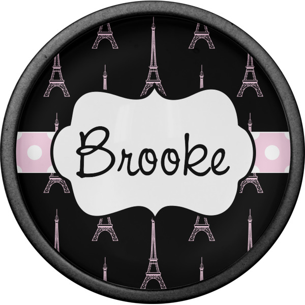 Black Eiffel Tower Cabinet Knob - Black - Front