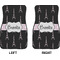 Black Eiffel Tower Car Mat Front - Approval