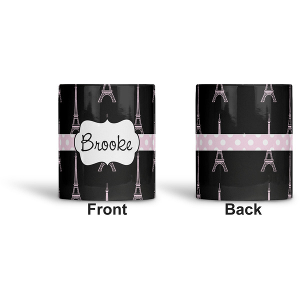 Black Eiffel Tower Ceramic Pen Holder - Apvl