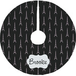 Black Eiffel Tower Tree Skirt (Personalized)