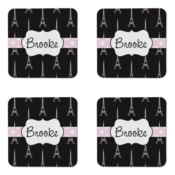 Black Eiffel Tower Coaster Set - APPROVAL
