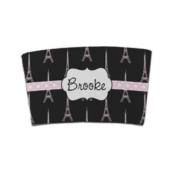 Black Eiffel Tower Coffee Cup Sleeve (Personalized)