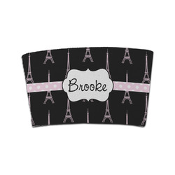 Black Eiffel Tower Coffee Cup Sleeve (Personalized)