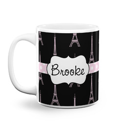 Black Eiffel Tower Coffee Mug (Personalized)