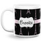 Black Eiffel Tower 20 Oz Coffee Mug - White (Personalized)