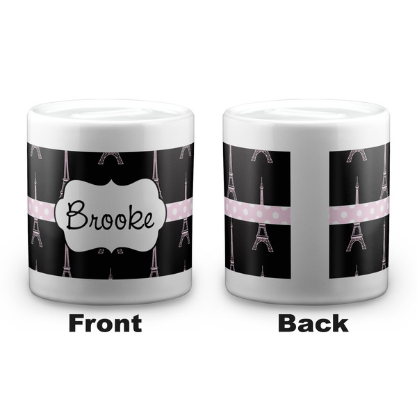 Black Eiffel Tower Coin Bank - Apvl