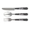 Black Eiffel Tower Cutlery Set (Personalized)