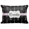 Black Eiffel Tower Decorative Baby Pillowcase - 16"x12" (Personalized)