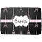 Black Eiffel Tower Dish Drying Mat (Personalized)
