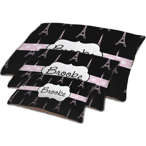 Black Eiffel Tower Dog Beds - MAIN (sm, med, lrg)