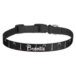 Black Eiffel Tower Dog Collar (Personalized)
