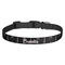 Black Eiffel Tower Dog Collar (Personalized)