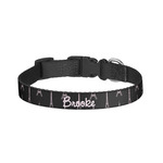 Black Eiffel Tower Dog Collar - Small (Personalized)