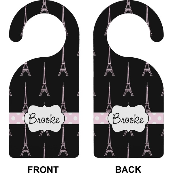 Black Eiffel Tower Door Hanger (Approval)