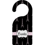 Black Eiffel Tower Door Hanger (Personalized)