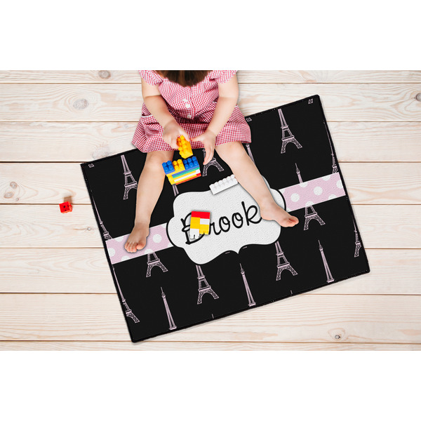 Black Eiffel Tower Door Mats - LIFESTYLE kid