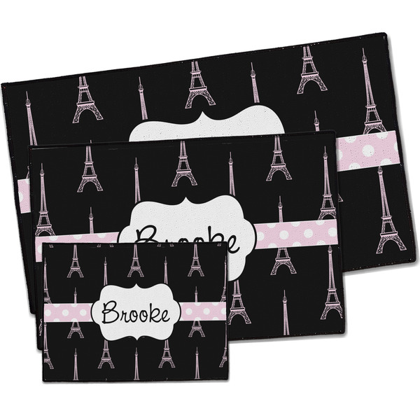 Black Eiffel Tower Door Mats - PARENT MAIN