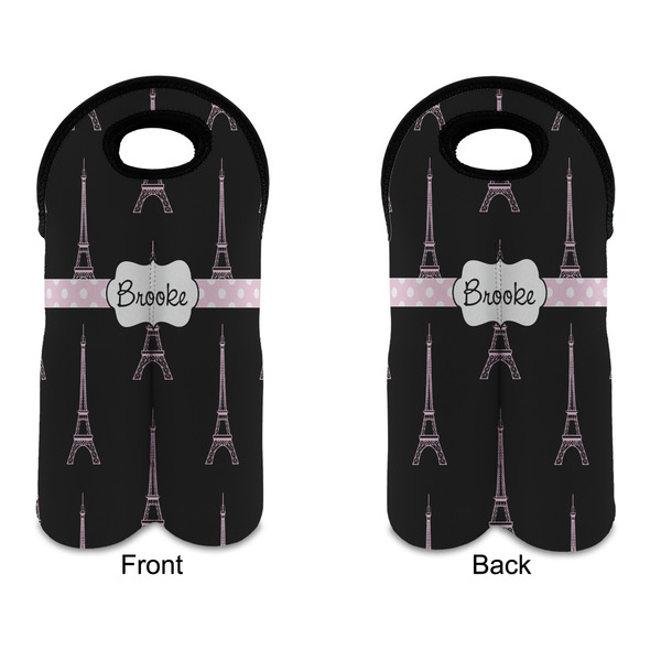 Black Eiffel Tower Double Wine Tote - APPROVAL (new)