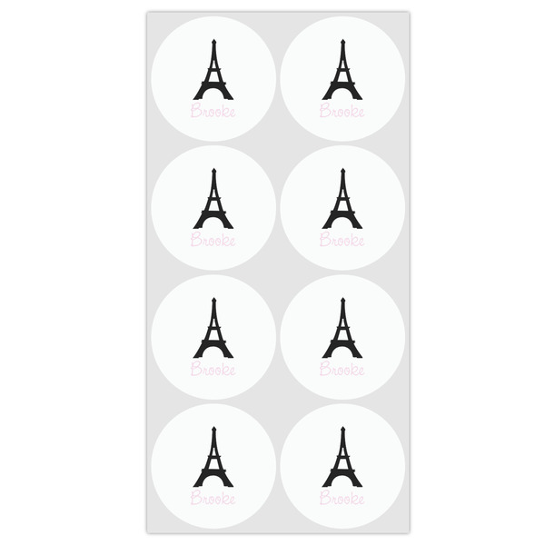 Black Eiffel Tower Drink Topper - Medium - Set of 12