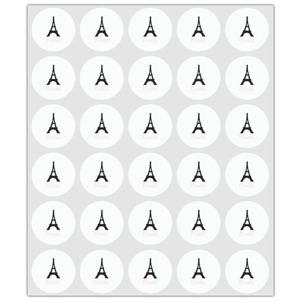 Black Eiffel Tower Drink Topper - XSmall - Set of 30