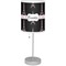 Black Eiffel Tower Lamp with Drum Shade (Personalized)