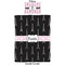 Black Eiffel Tower Duvet Cover Set - Twin - Approval