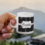 Black Eiffel Tower Single Shot Espresso Cup - Single (Personalized)