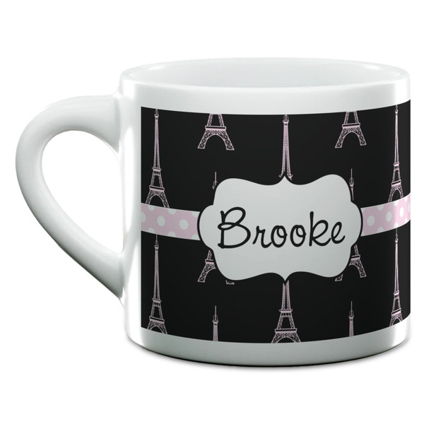 Black Eiffel Tower Espresso Cup - 6oz (Double Shot) (MAIN)